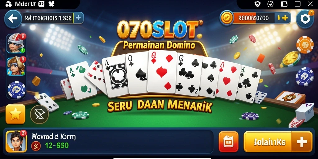 Gameplay menarik dalam permainan Domino 070SLOT.