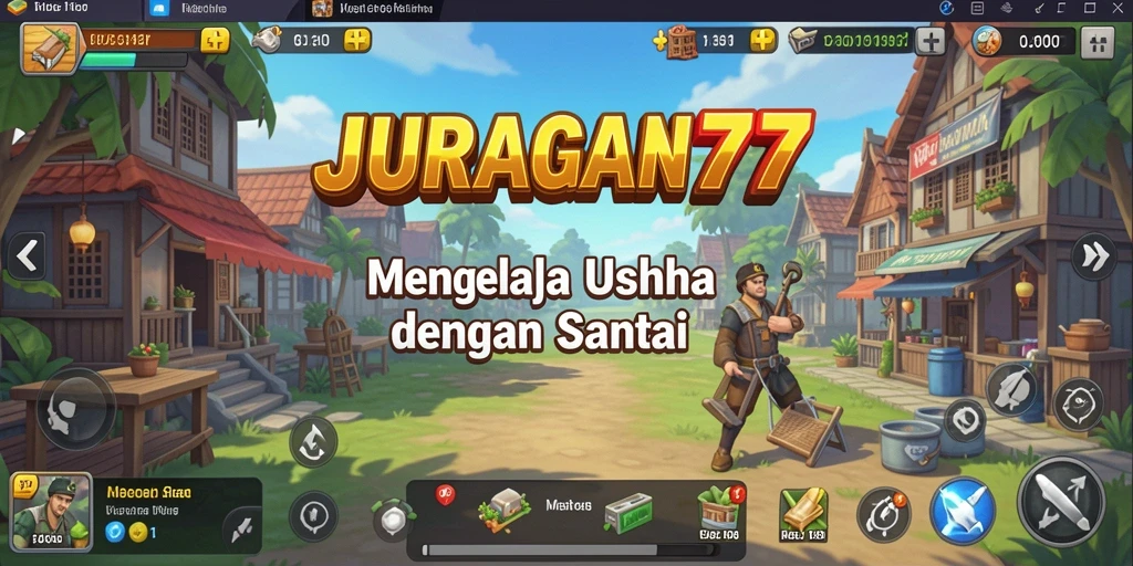 Screenshot JURAGAN77 menampilkan pengelolaan usaha yang menarik