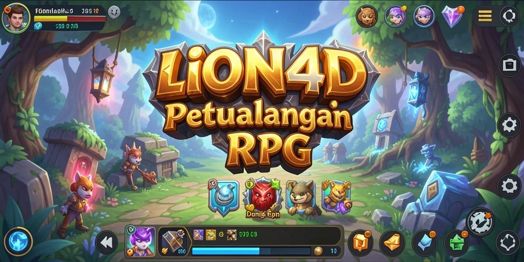 Tangkapan layar gameplay epic dalam LION4D yang menunjukkan pertarungan seru.
