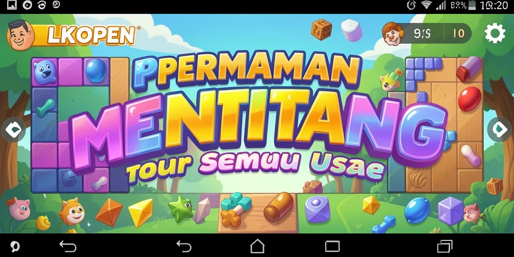 Tampilan gameplay LKOPEN yang menantang dan interaktif.