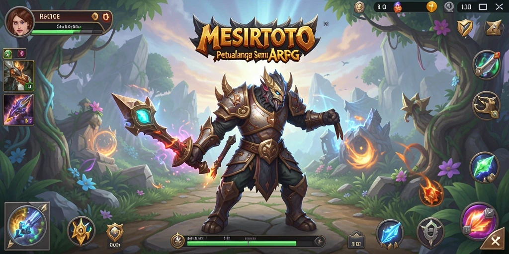 Tampilan gameplay menarik dalam dunia ARPG yang menegangkan.