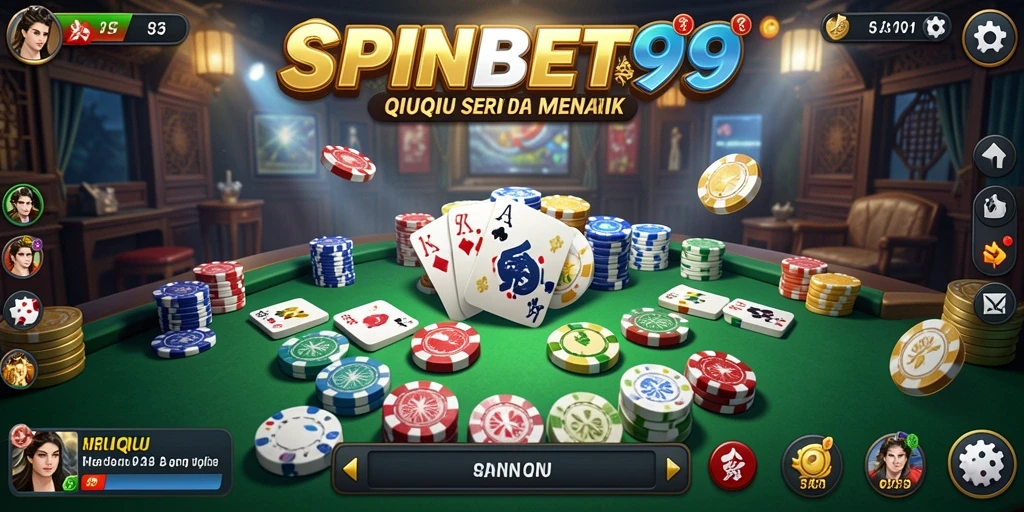 Tampilan gameplay QiuQiu yang mendebarkan di SPINBET99.