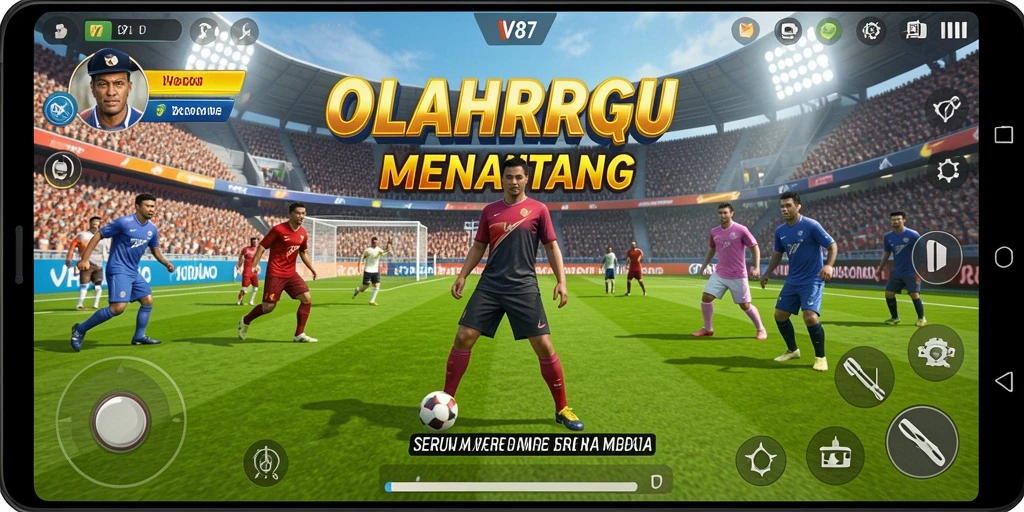 Tampilan gameplay V87 yang menegangkan dan kompetitif.