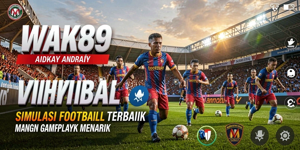 Tampilan screenshot <strong>WAK89</strong> dengan aksi bermain sepak bola yang mendebarkan.