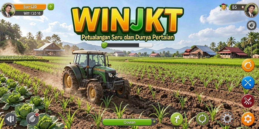 Gameplay seru dalam mengelola pertanian yang berkembang pesat.