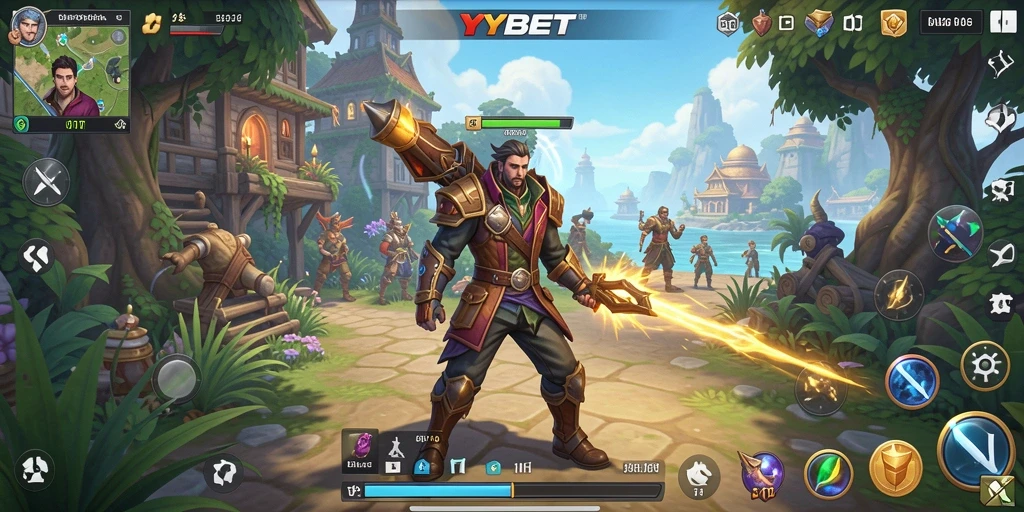 Screenshot YYBET menunjukkan keindahan dunia terbuka yang mengagumkan.