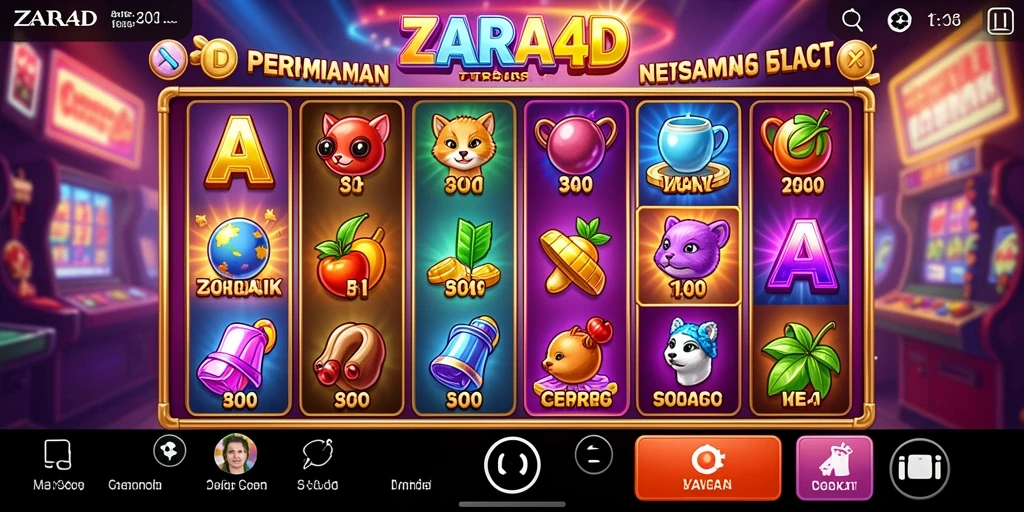 Screenshot utama ZARA4D menampilkan gameplay seru Slot yang mengasyikkan.